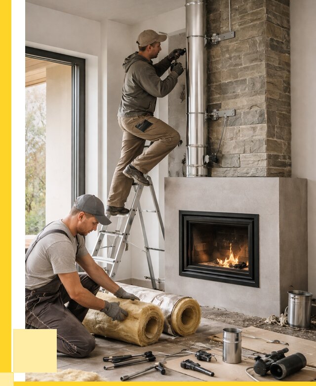 Монтаж дымоходов для каминов в Артёме от 15551 р. ЭриданАрт