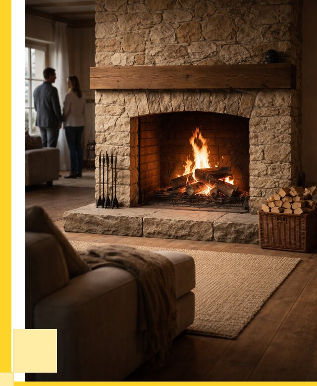 Открытые камины под ключ в Артёме от 155505 р. ЭриданАрт