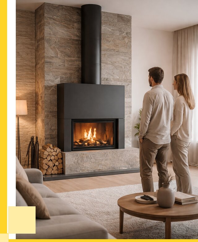 Закрытые камины под ключ в Артёме от 124404 р., ЭриданАрт