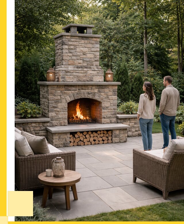 Уличные камины из кирпича в Артёме от 155505 р. | ЭриданАрт