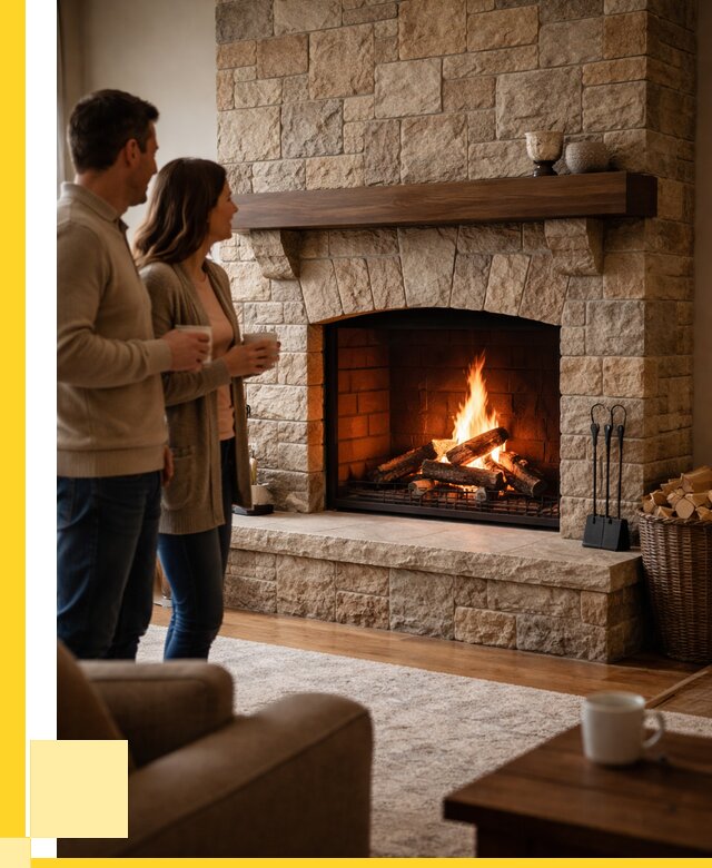 Каменные камины на заказ в Артёме от 186606 р. | ЭриданАрт