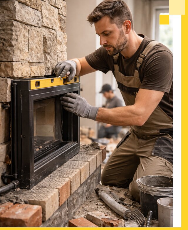 Дровяные камины под ключ в Артёме: монтаж, обустройство