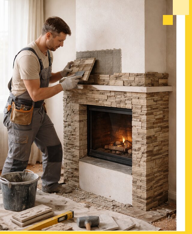 Изготовление и монтаж каминов для дома под ключ в Артёме