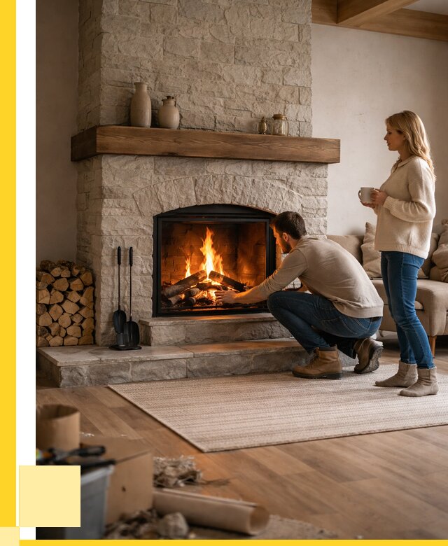 Камины для загородного дома в Артёме от 362845 р., ЭриданАрт