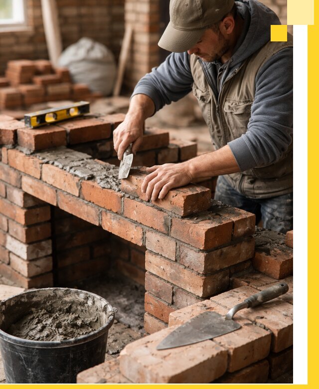 Кладка каминов под ключ в Артёме профессиональная отделка и монтаж