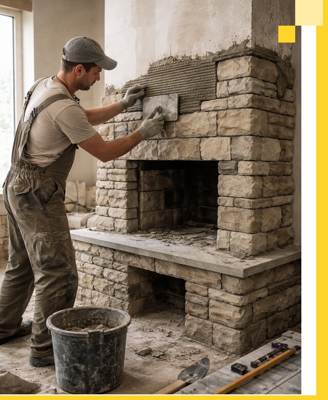 Строительство каминов под ключ в Артёме от проектирования до монтажа