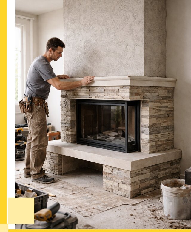 Изготовление каминов под ключ в Артёме от 155505 р. | ЭриданАрт