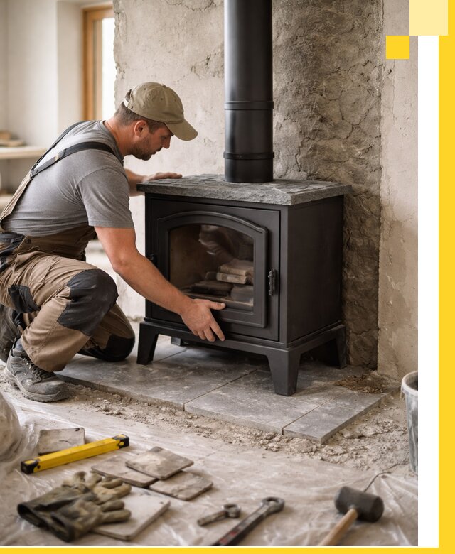 Профессиональный монтаж печей и каминов в Артёме под ключ