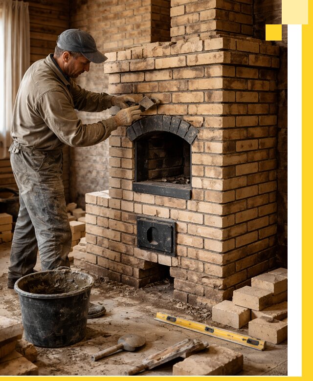 Кирпичные печи под ключ в Артёме: проектирование и кладка