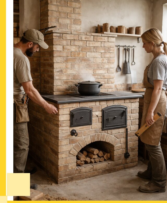 Варочно отопительные печи в Артёме от 93303 р. | ЭриданАрт