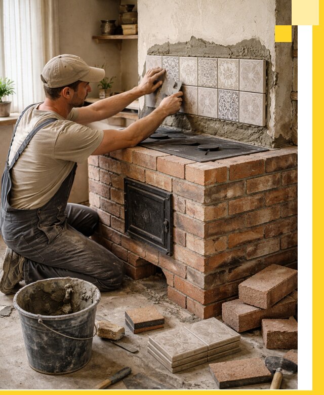 Печи с плитой на заказ монтаж гарантия и сервис в Артёме