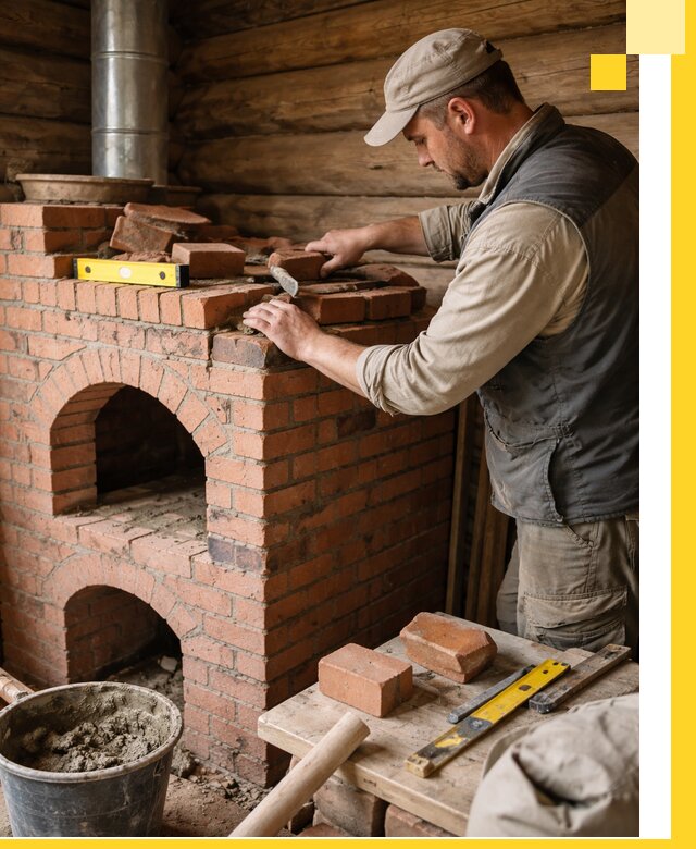 Изготовление и установка русских печей в Артёме под ключ