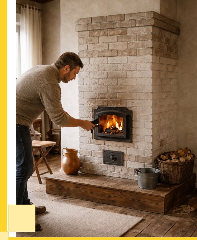 Печь голландка из кирпича в Артёме от 88120 р. | ЭриданАрт