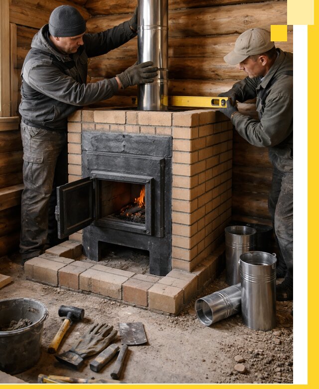 Проектирование, изготовление и установка банных печей в Артёме