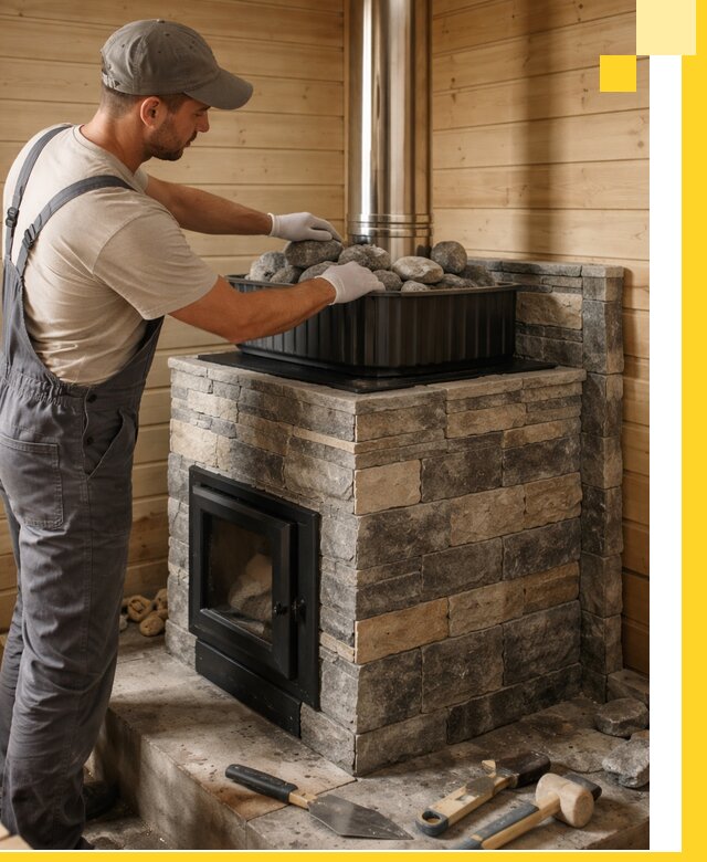 Печи для парной в Артёме, производство, монтаж и обслуживание