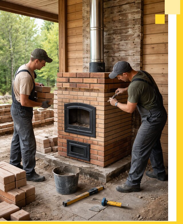 Производство и установка дачных печей под ключ в Артёме