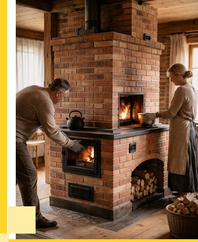 Печи для загородного дома под ключ в Артёме от 82936 р. | ЭриданАрт