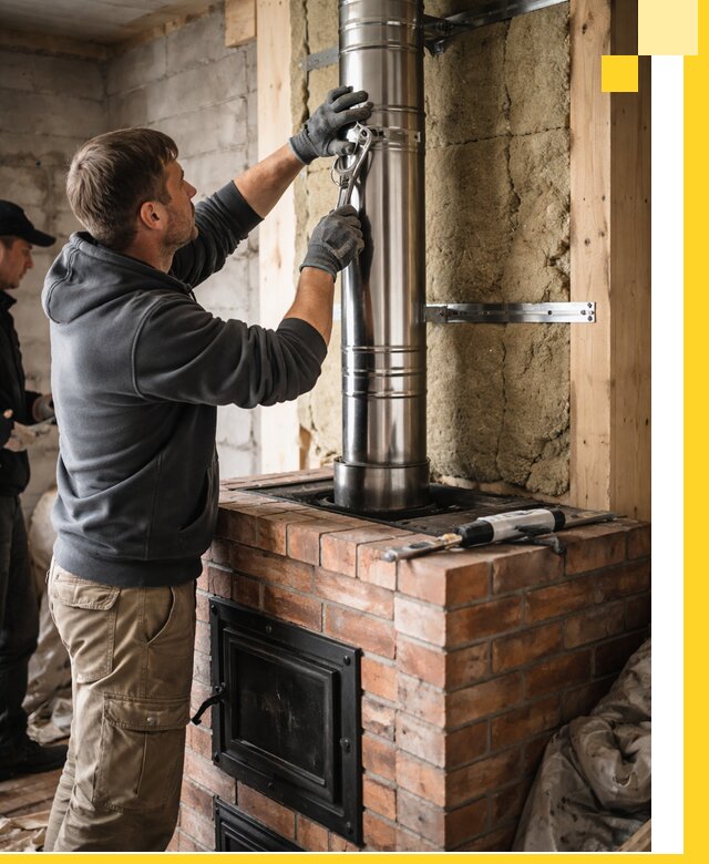Изготовление и монтаж печей и дымоходов под ключ в Артёме