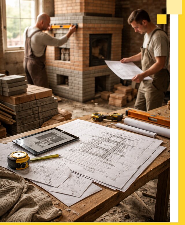 Проекты печей и каминов с индивидуальным дизайном в Артёме