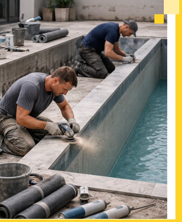 Профессиональный ремонт бассейнов под ключ в Артёме