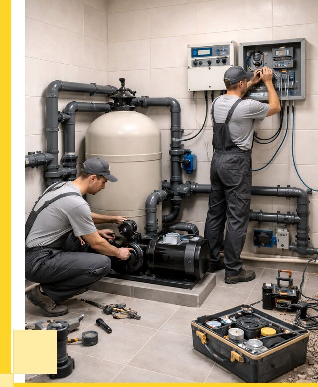 Монтаж оборудования для бассейнов в Артёме от 41468 р. | ЭриданАрт