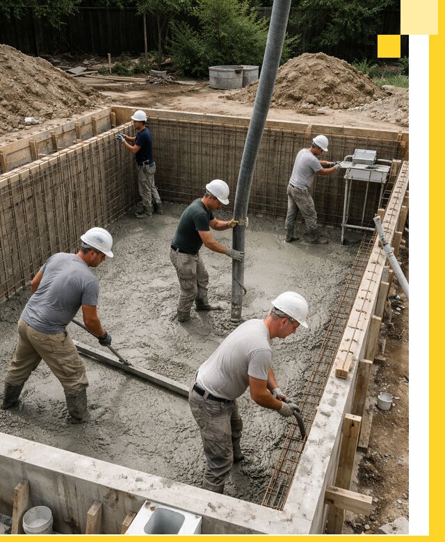 Строительство бетонных бассейнов под ключ в Артёме