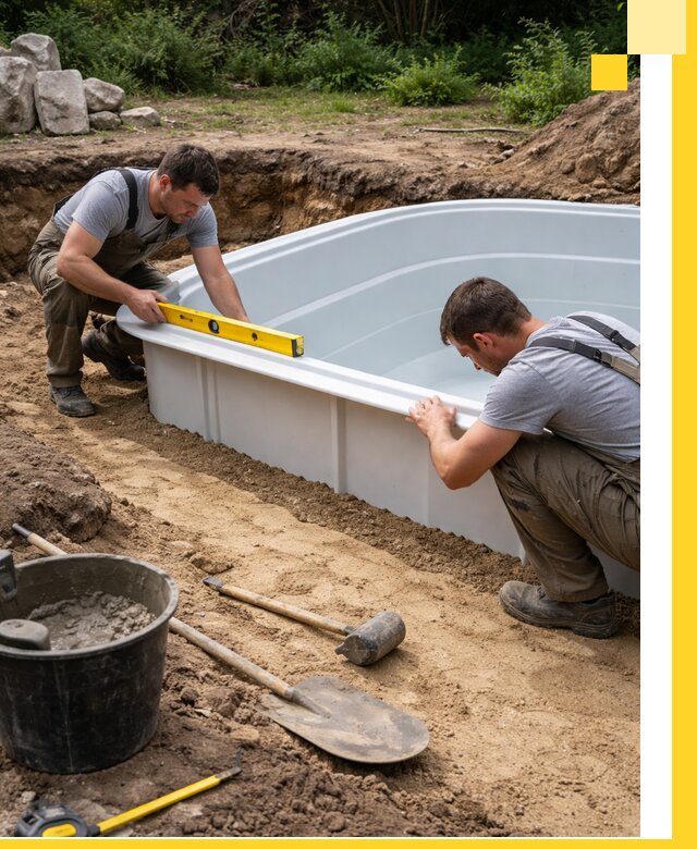 Производство и установка пластиковых бассейнов в Артёме под ключ
