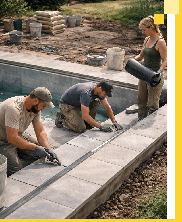 Строительство и монтаж уличных бассейнов под ключ в Артёме