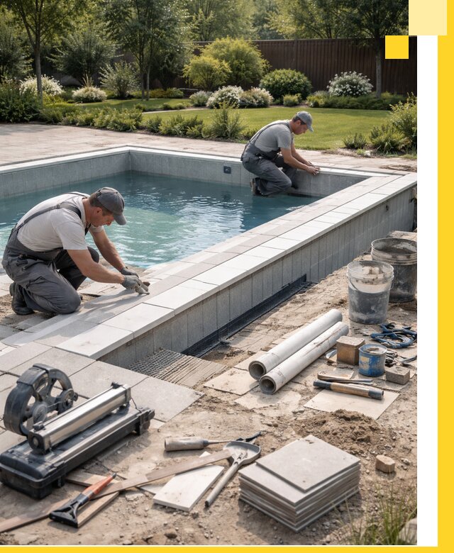 Строительство открытых бассейнов под ключ в Артёме профессионально