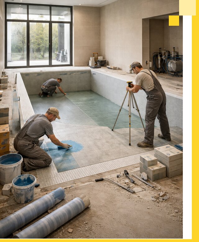 Проект и строительство закрытых бассейнов в Артёме под ключ