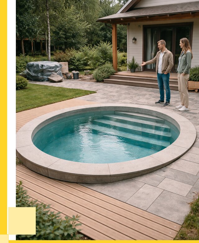 Бассейн на даче под ключ в Артёме от 207340 р., ЭриданАрт