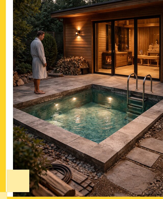 Бани с бассейном под ключ в Артёме от 98487 р. | ЭриданАрт