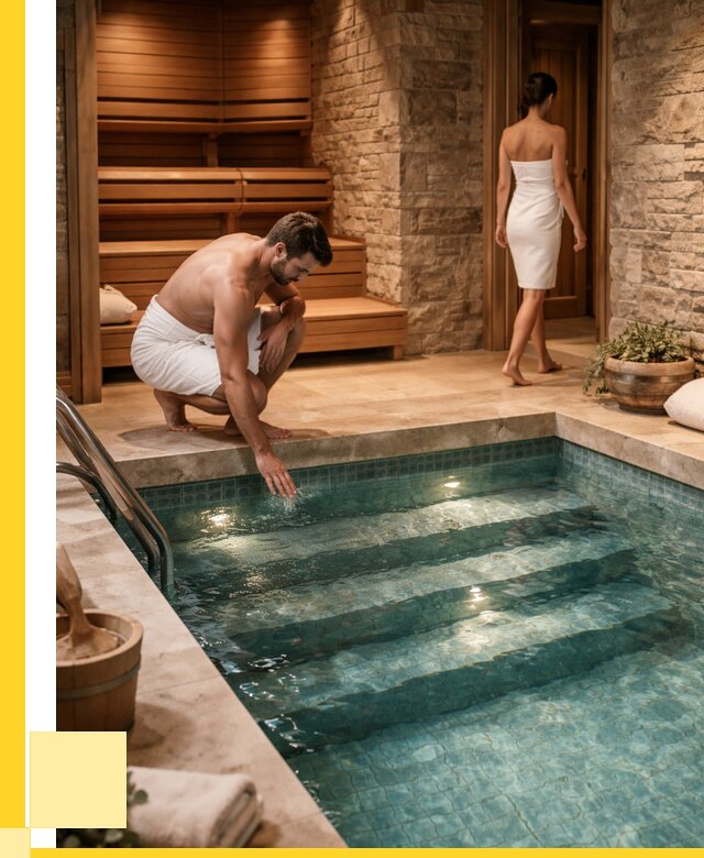 Сауна с бассейном под ключ в Артёме от 124404 р., ЭриданАрт