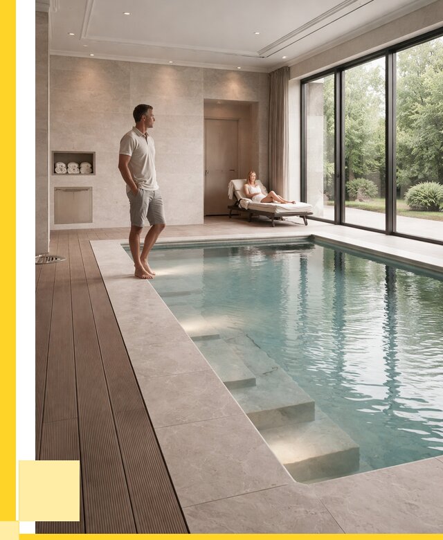 Бассейны в коттедже под ключ в Артёме от 1244040 р. | ЭриданАрт