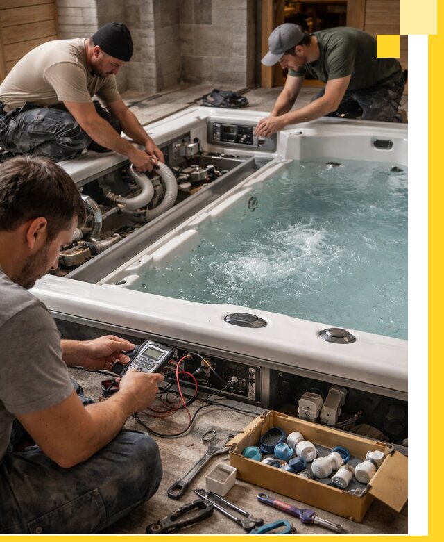 Гидромассажные бассейны под ключ в Артёме, дизайн и монтаж