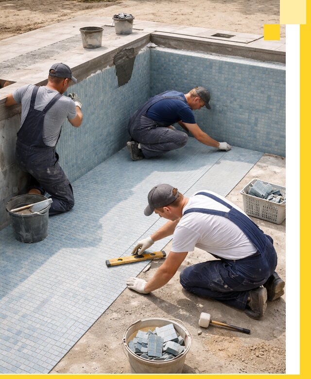 Укладка и установка плитки для бассейнов под ключ в Артёме