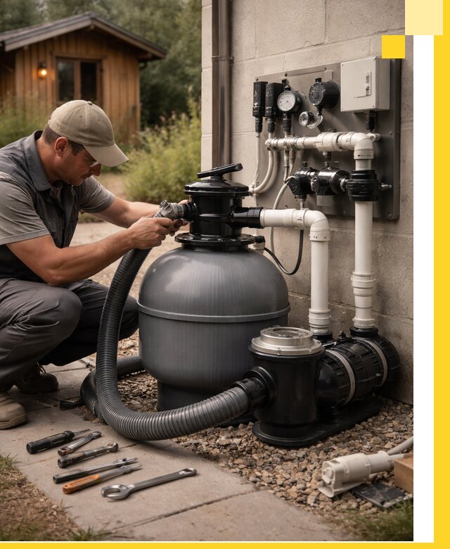 Продажа и монтаж фильтров и насосов для бассейнов в Артёме