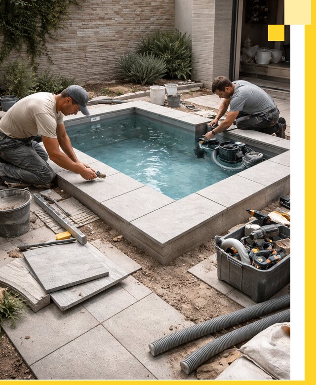 Мини бассейны под ключ в Артёме, дизайн и установка