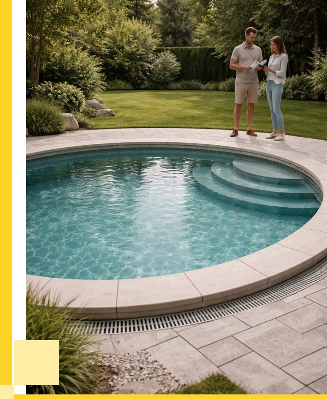 Круглые каркасные бассейны купить в Артёме от 259175 р. | ЭриданАрт