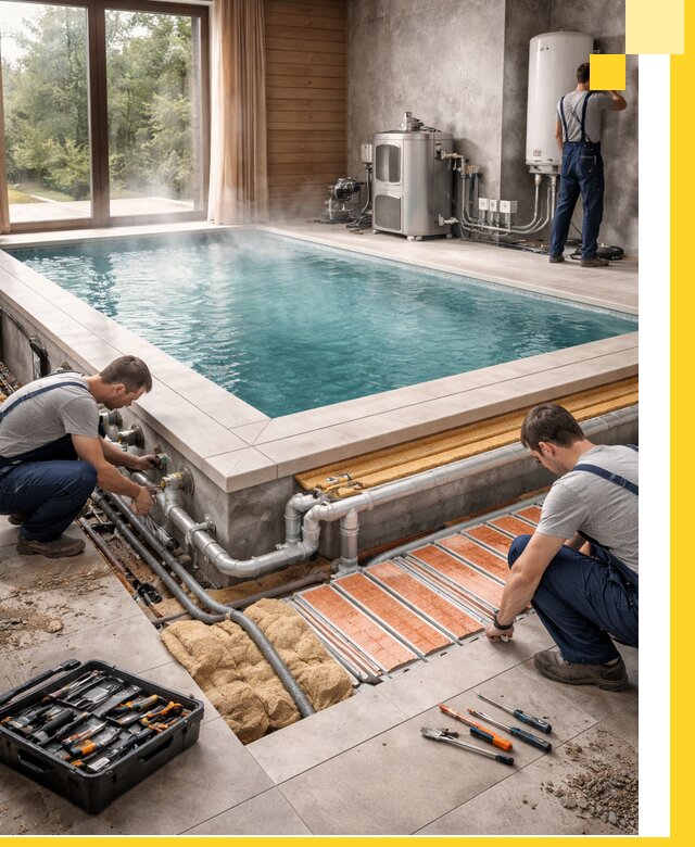 Проектирование и строительство тёплых бассейнов в Артёме