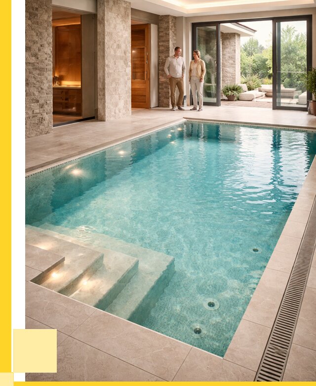 Бассейн во дворе в Артёме: проект, отделка от 1244040 р. | ЭриданАрт