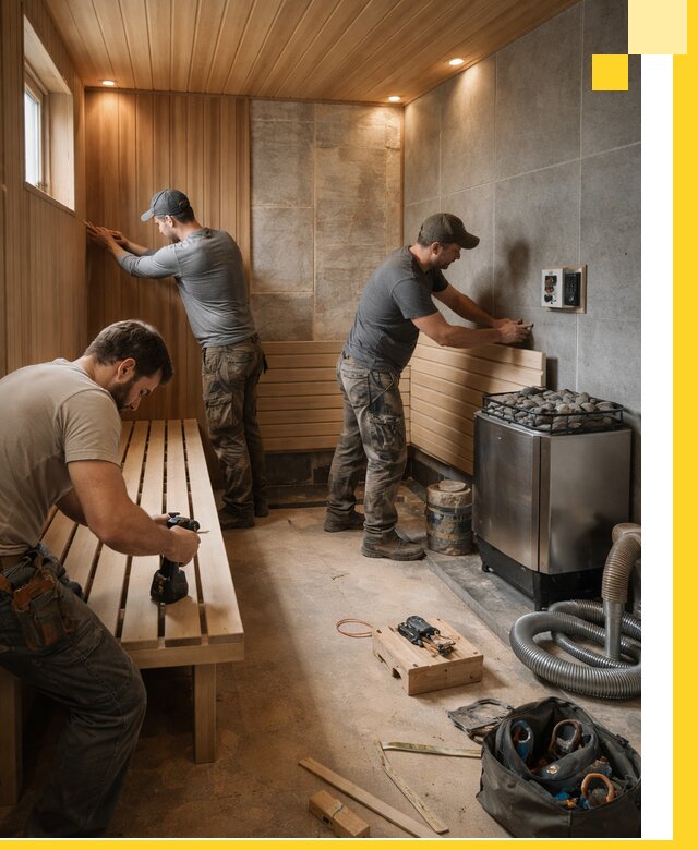 Сауны под ключ в Артёме, проектирование, строительство, отделка