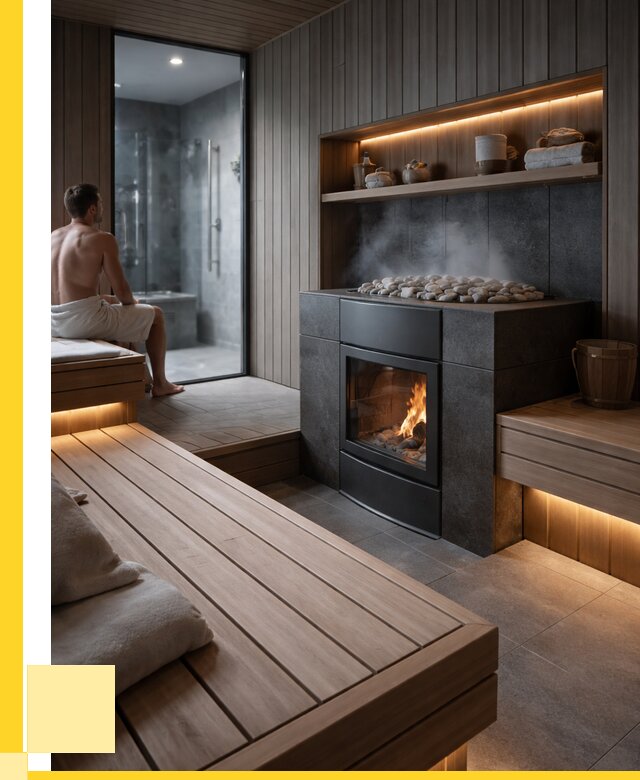 Проект сауны в частном доме в Артёме от 36285 р. | ЭриданАрт