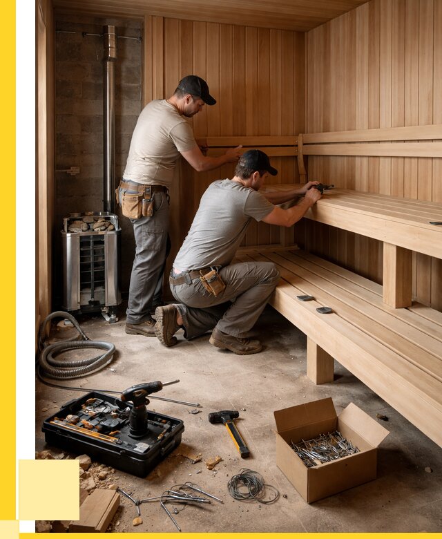 Монтаж саун под ключ в Артёме от 124404 р. | ЭриданАрт