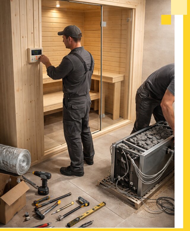 Поставка, установка и монтаж электрических саун в Артёме