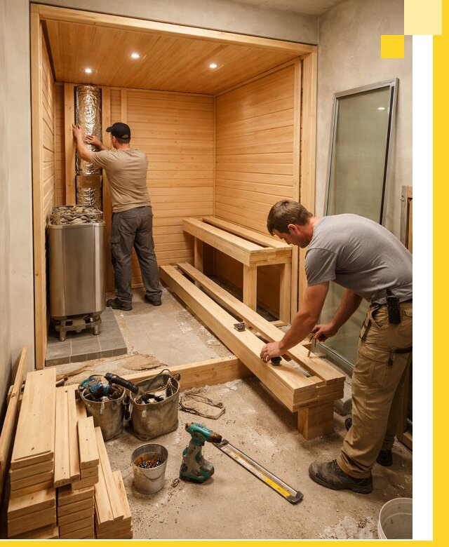 Проектирование и установка домашних саун под ключ в Артёме