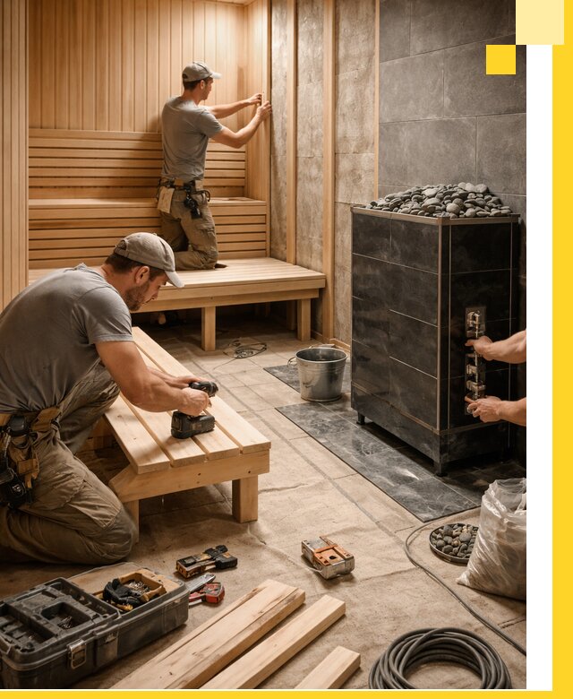 Дизайн и строительство интерьерных саун под ключ в Артёме