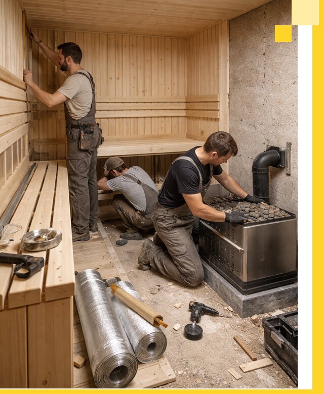 Индивидуальные сауны на заказ в Артёме под ключ, проект и монтаж