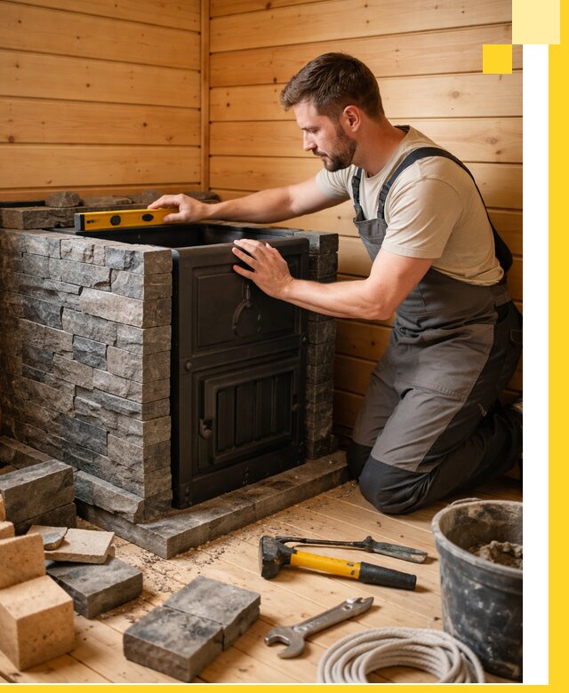 Производство и установка печей для саун под ключ в Артёме