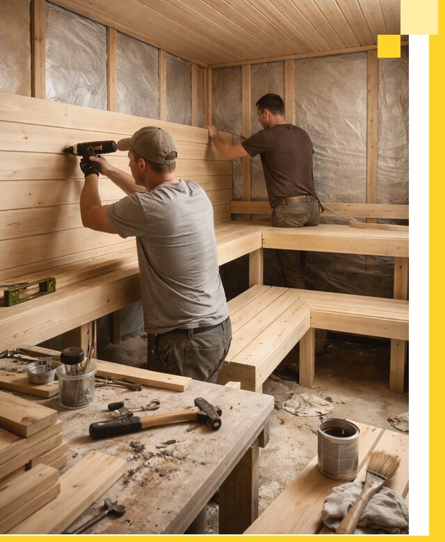 Профессиональная отделка бань и саун под ключ в Артёме